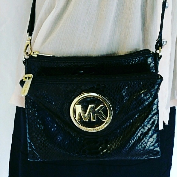 Michael Kors Handbags - Crossbody  Michael Kors bag snakeskin print